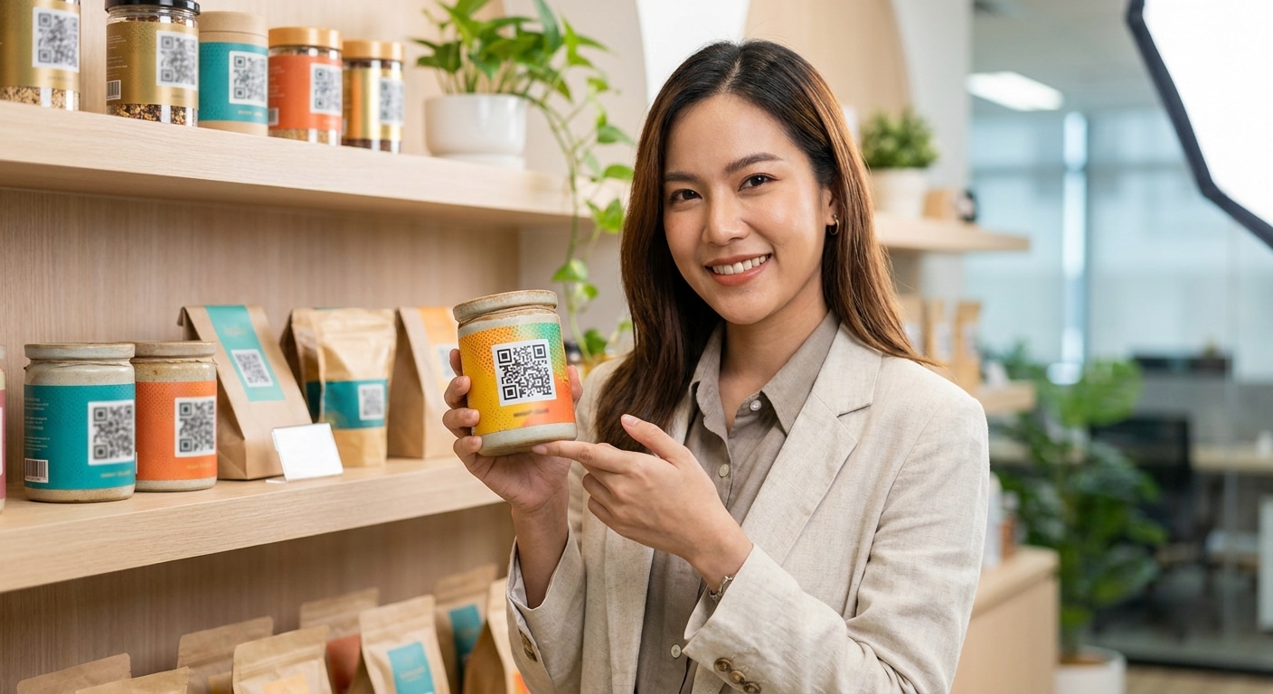 เทรนด์ 2027: ฉลากสินค้าอัจฉริยะเชื่อม QR Code ดันยอดขาย SME - smart-label-qr-code-trend-2027