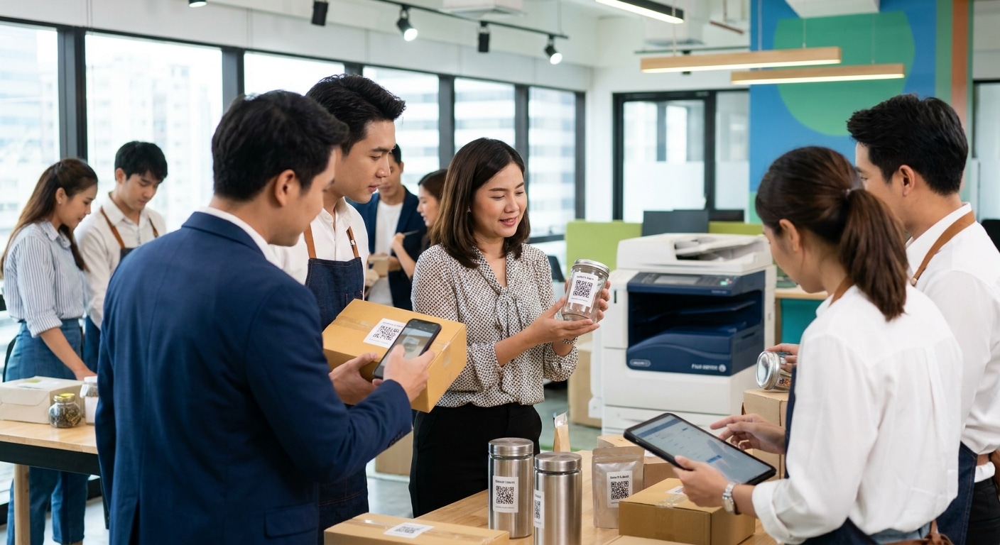เทรนด์สติ๊กเกอร์ Smart Label ปี 2026 อัปเกรดแบรนด์ SME - smart-label-sticker-trend-2026
