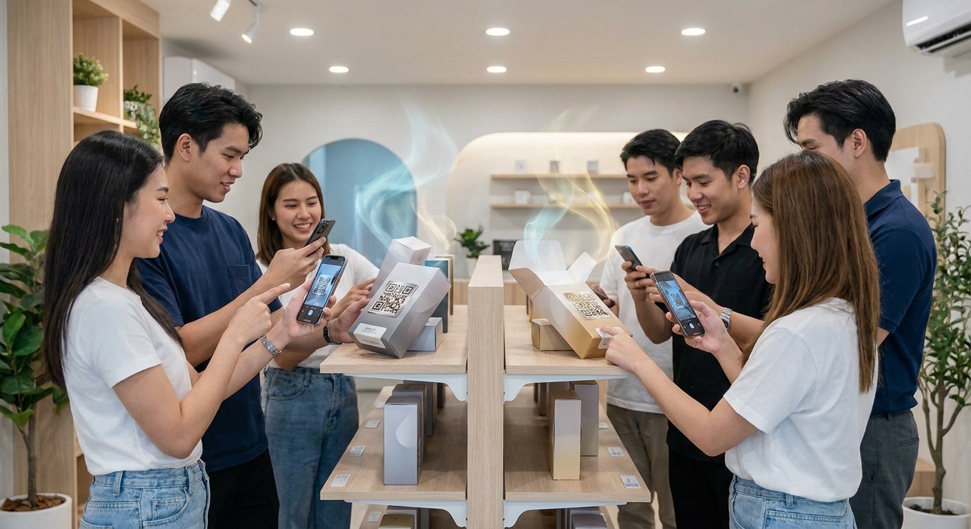 เทรนด์บรรจุภัณฑ์ 2027: ฉลากสินค้า AR สแกนได้ มัดใจลูกค้า - smart-packaging-ar-trend-2027