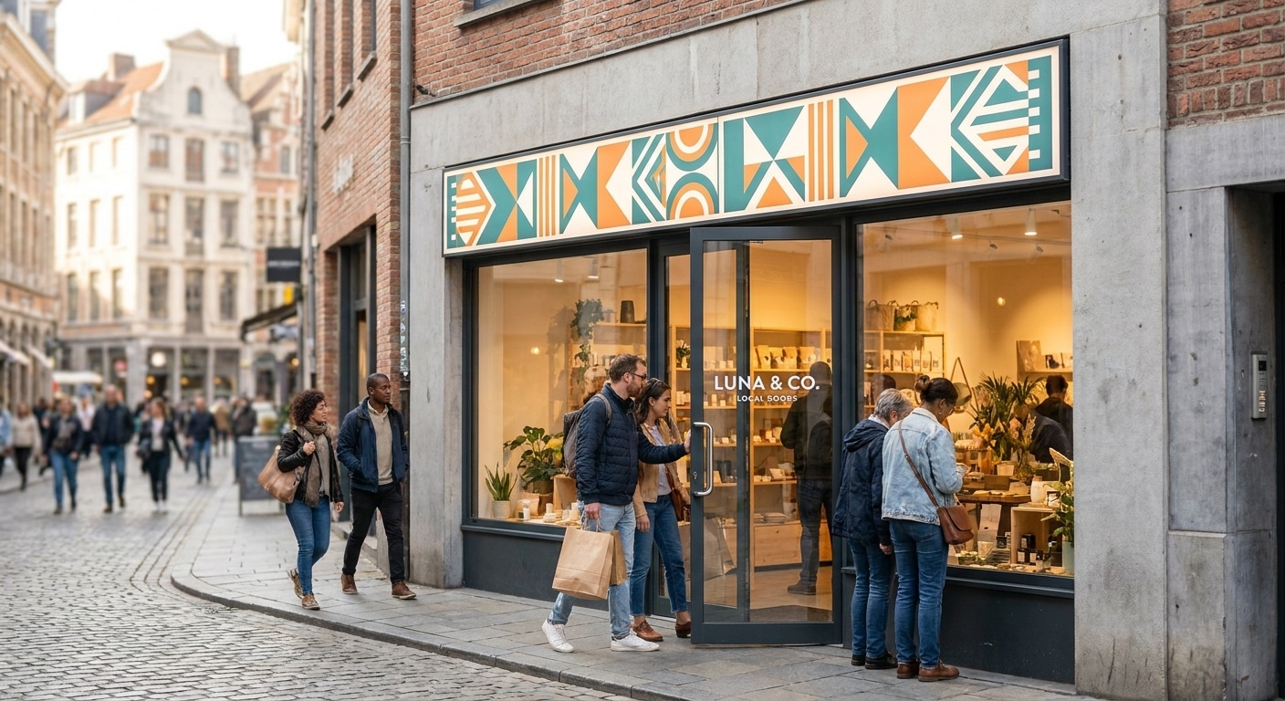 ออกแบบป้ายหน้าร้านให้เด่น! ทริคสร้างแบรนด์ SME ดึงดูดใจ - storefront-signage-design-tips