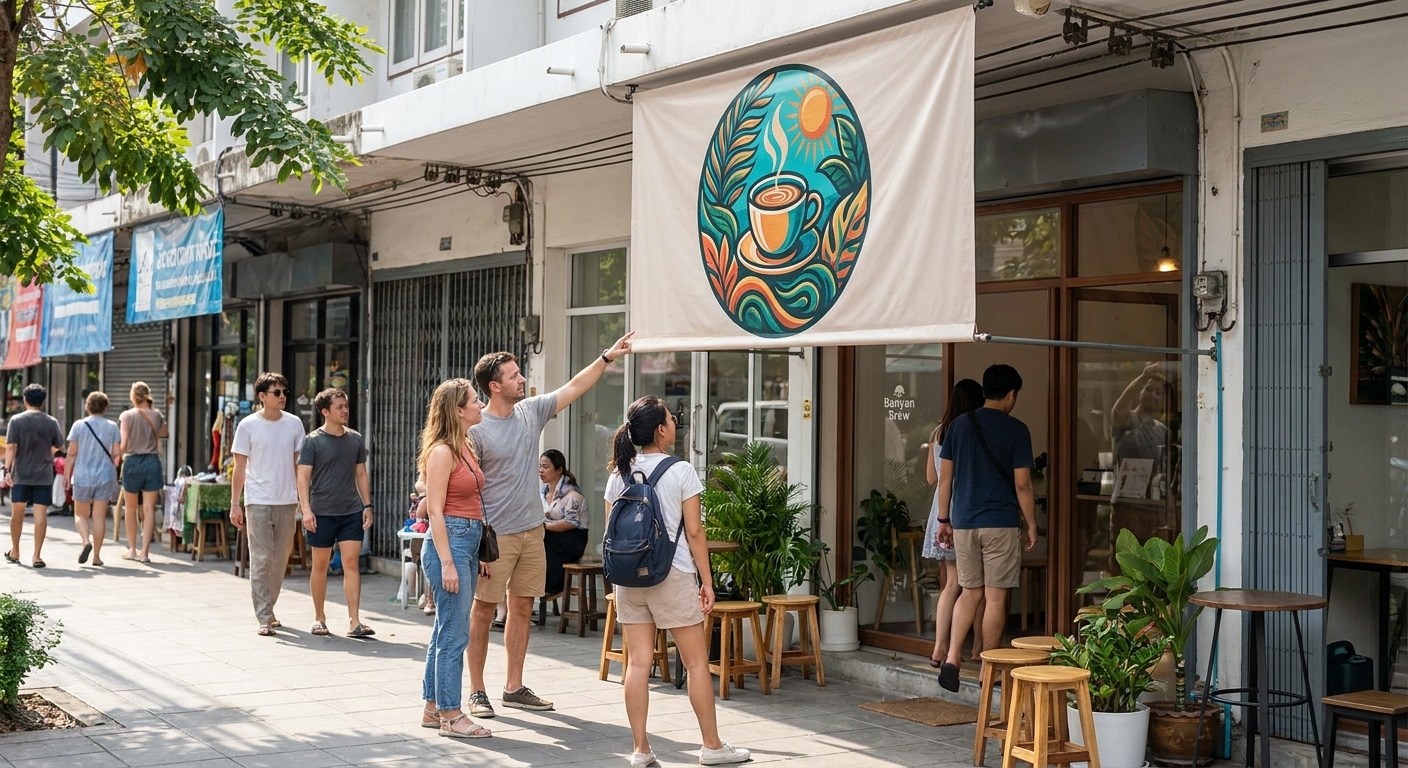 เทคนิคออกแบบป้ายโฆษณาหน้าร้าน ดึงดูดลูกค้า เพิ่มยอดขาย - storefront-signage-marketing-tips