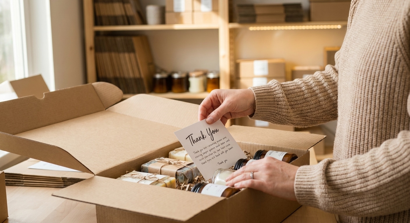 ทำการตลาดด้วยการ์ดขอบคุณ กระตุ้นลูกค้าออนไลน์ซื้อซ้ำ - thank-you-card-marketing-tips