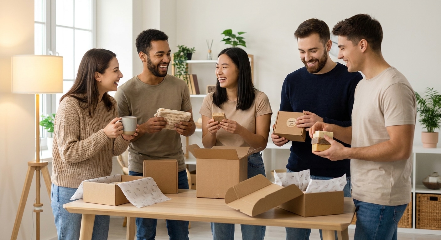ทริคเพิ่มยอดขายด้วยฉลากสินค้า มัดใจลูกค้าสายแกะกล่อง - unboxing-experience-packaging-label