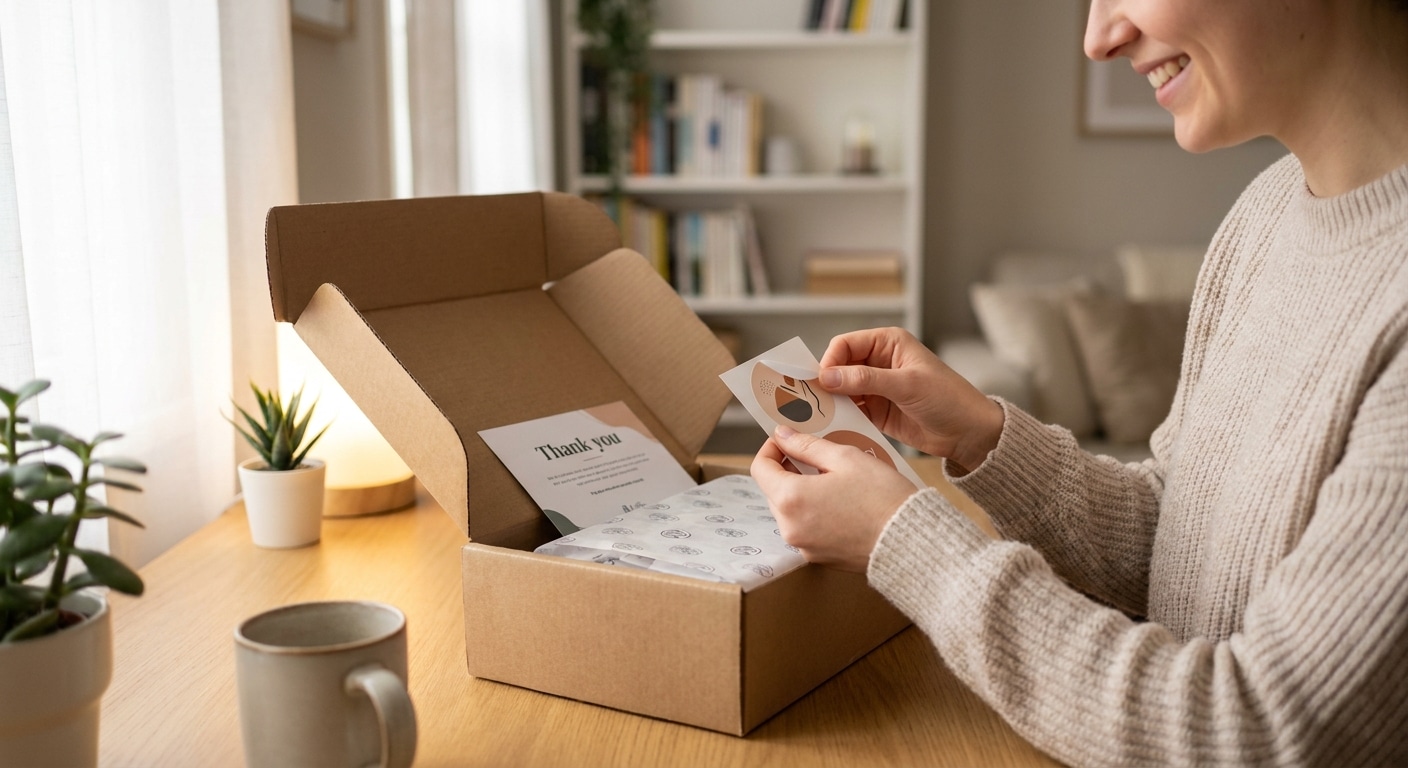 เทคนิค Unboxing Experience ด้วยสติ๊กเกอร์มัดใจลูกค้า - unboxing-experience-sticker-marketing