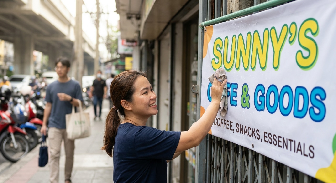 วิธีดูแลป้ายไวนิลหน้าร้านให้สีสดสู้แดด ยืดอายุใช้งาน - vinyl-banner-maintenance-tips