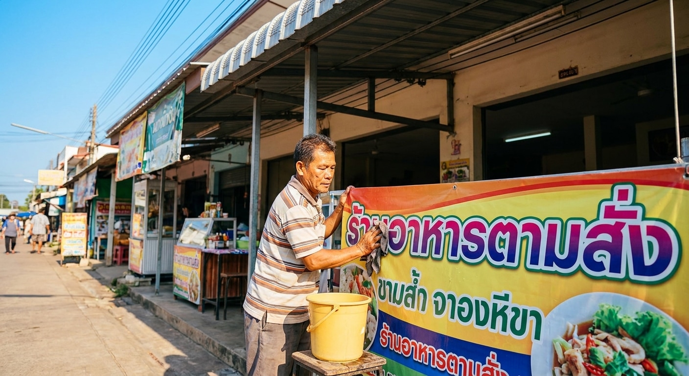 เคล็ดลับดูแลป้ายไวนิลและสติ๊กเกอร์หน้าร้านให้สีสดทนนาน - vinyl-sticker-maintenance-tips
