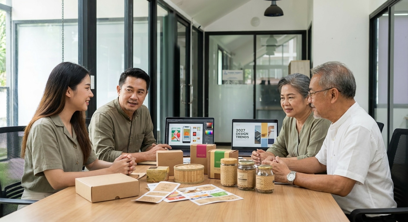 ส่องเทรนด์ฉลากสินค้าและแพคเกจจิ้งปี 2027 ที่ SME ต้องรู้ - 2027-packaging-label-design-trends