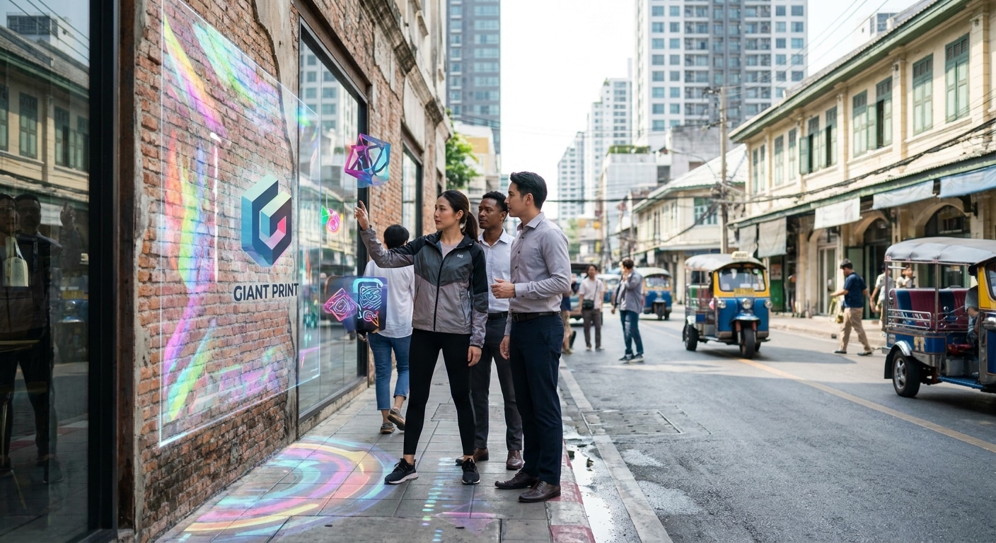 เทรนด์ป้ายโฆษณา AR ปี 2027 ประสบการณ์ใหม่ดึงดูดลูกค้า SME - ar-billboard-trend-2027