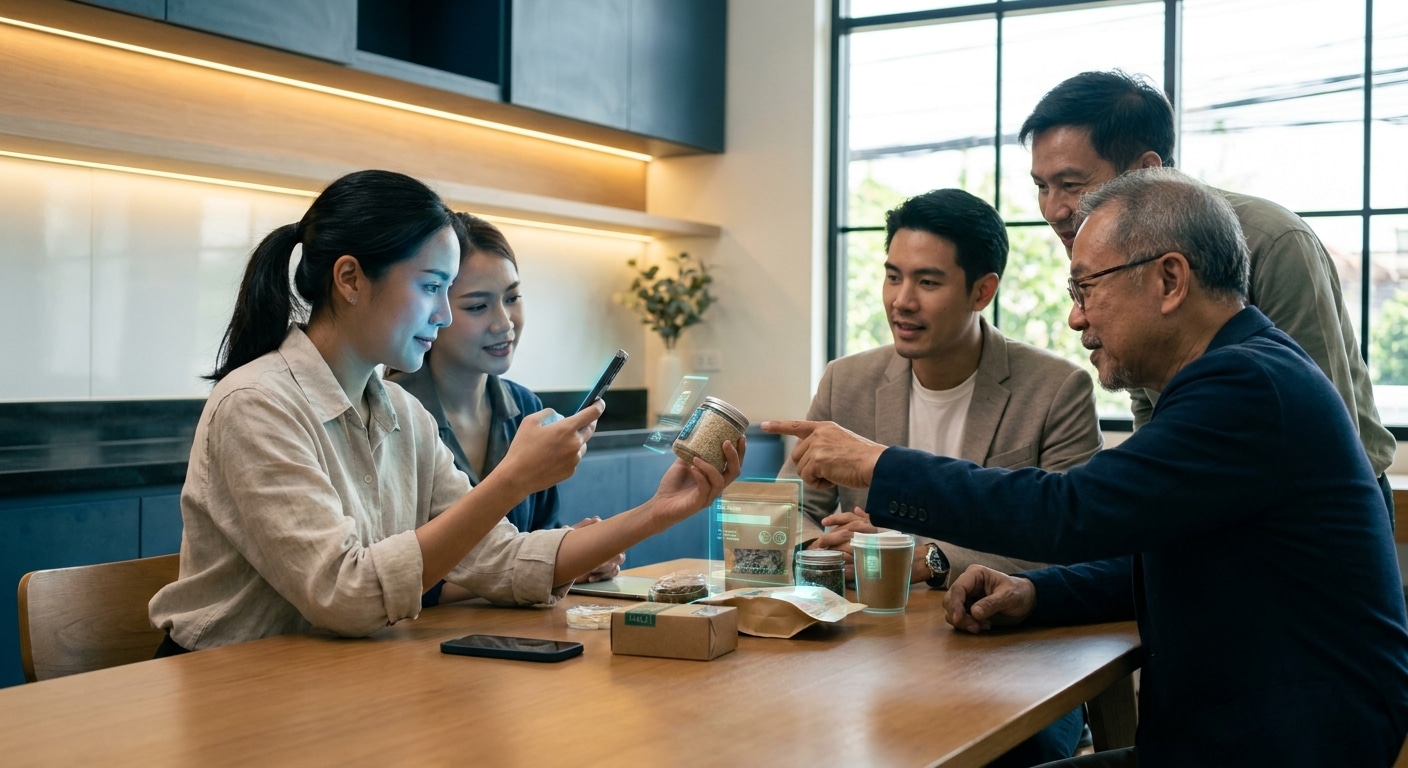 เทรนด์ฉลากสินค้า AR ปี 2027 พลิกโฉมบรรจุภัณฑ์ SME ไทย - ar-label-packaging-trend-2027