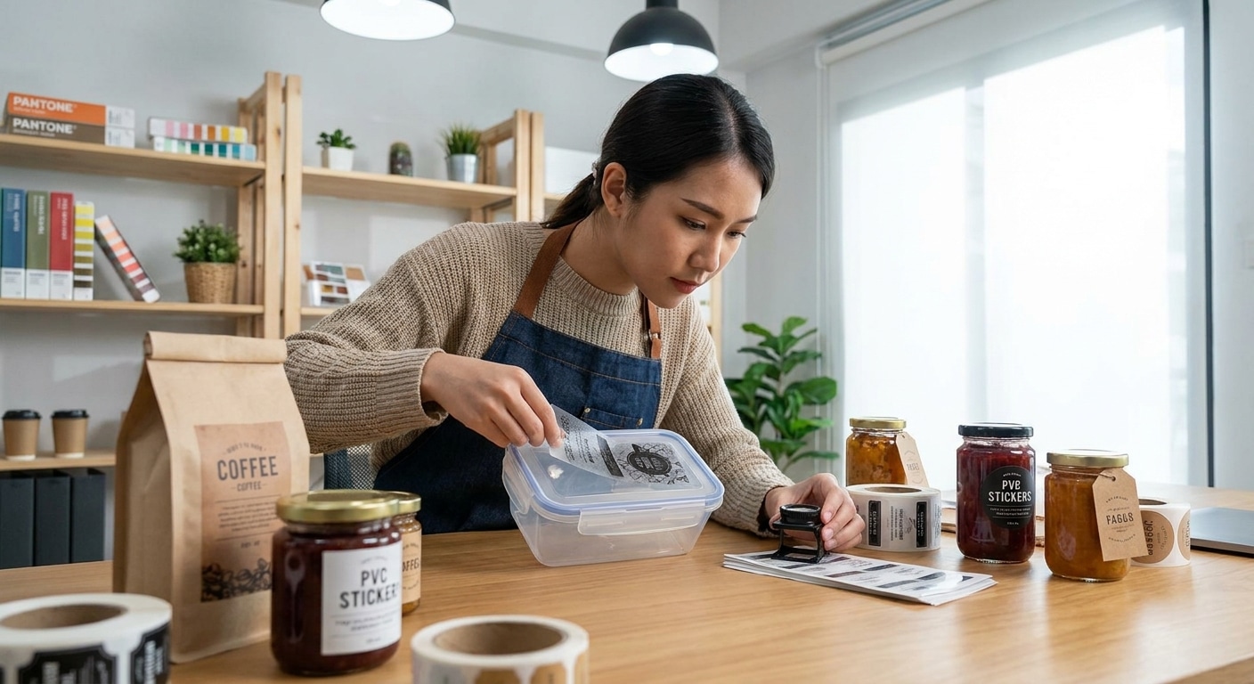เทคนิคเลือกสติ๊กเกอร์ฉลากสินค้าให้ติดทน ไม่ลอก สำหรับ SME - choose-right-product-label-sticker