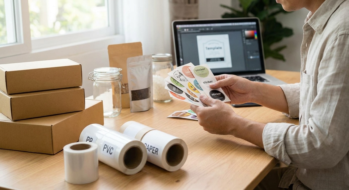 เลือกสติ๊กเกอร์แบบไหนให้เหมาะกับสินค้า? ฉบับ SME - choose-right-product-sticker-labels