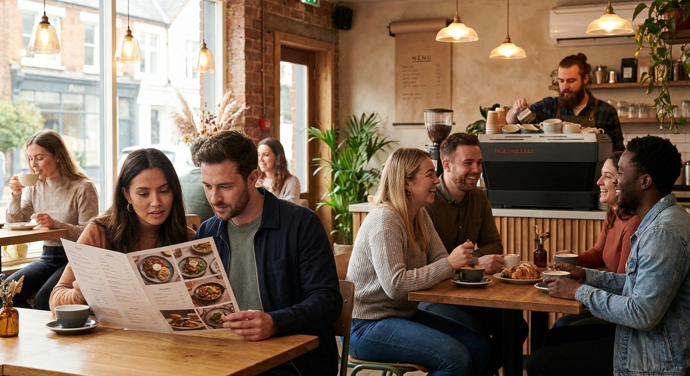 ออกแบบเมนูอาหารและคาเฟ่อย่างไร ให้ลูกค้าสั่งเพิ่มยอดพุ่ง - design-restaurant-cafe-menu-sales
