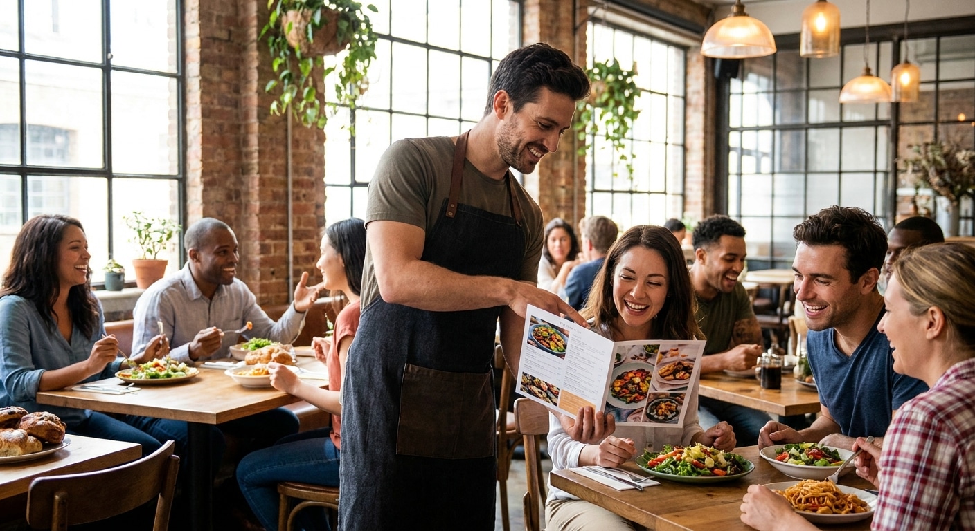 เทคนิคออกแบบเมนูอาหารให้ยอดขายพุ่ง ดึงดูดลูกค้าเข้าร้าน - design-restaurant-menu-increase-sales
