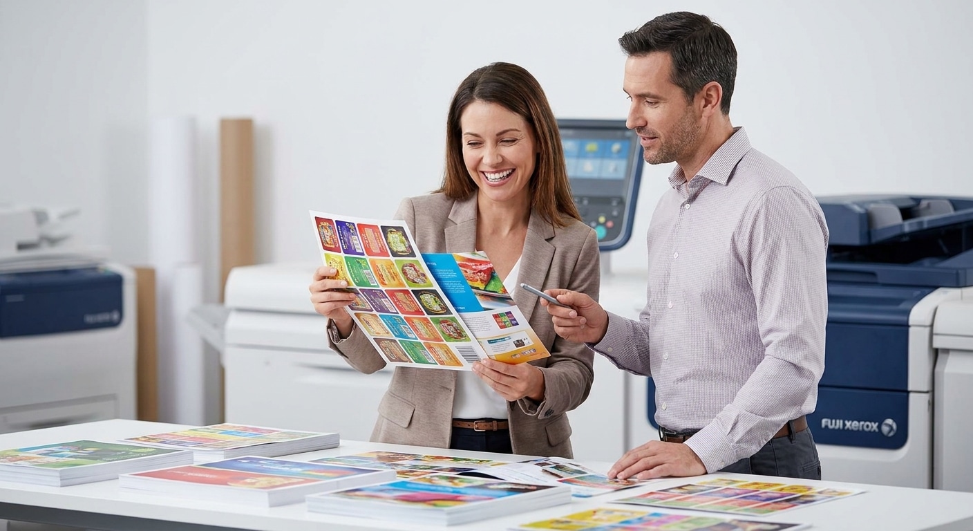 ระบบพิมพ์ Digital Fuji Xerox สีสดคมชัด ยกระดับแบรนด์ SME - digital-fuji-xerox-printing