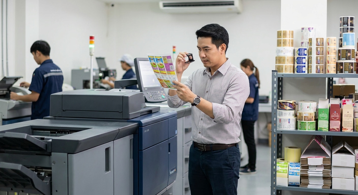 เทคโนโลยีพิมพ์ดิจิทัล ช่วย SME ทำฉลากสีสด ไม่ต้องสั่งตุน - digital-printing-sme-labels