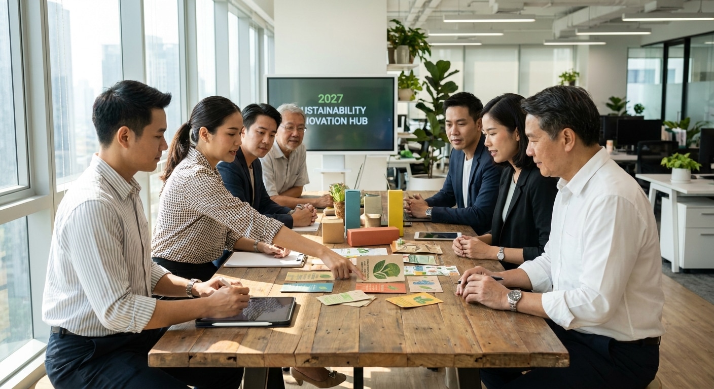 เทรนด์พิมพ์ฉลากรักษ์โลกปี 2027 โอกาสทองของธุรกิจ SME - eco-friendly-label-trends-2027
