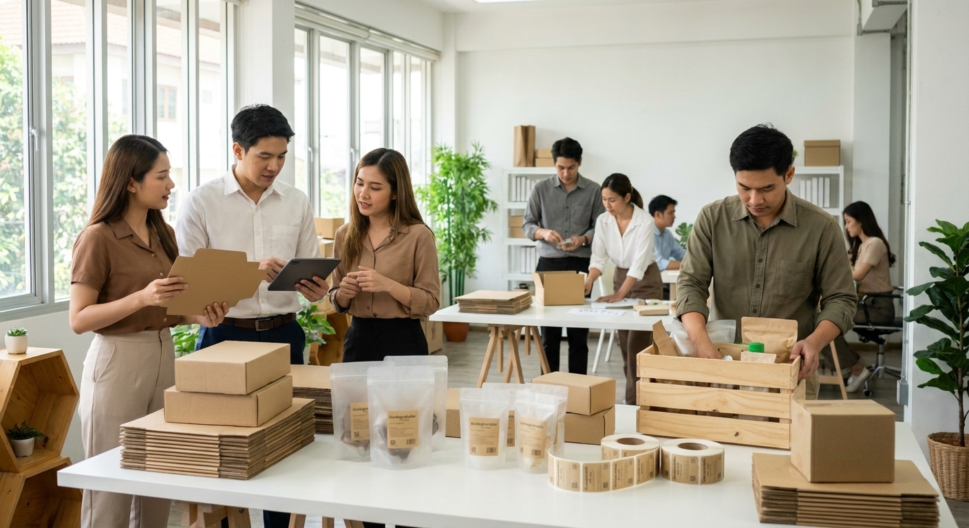 เทรนด์พิมพ์รักษ์โลก 2027 บรรจุภัณฑ์ยั่งยืนที่ SME ต้องรู้ - eco-friendly-printing-trend-2027