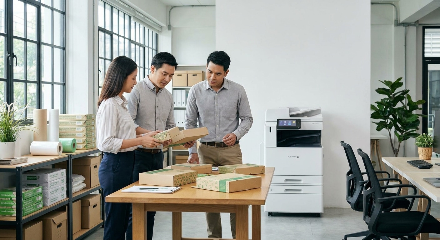 เทรนด์สิ่งพิมพ์รักษ์โลกปี 2027 ยกระดับแบรนด์ SME ไทย - eco-friendly-printing-trends-2027