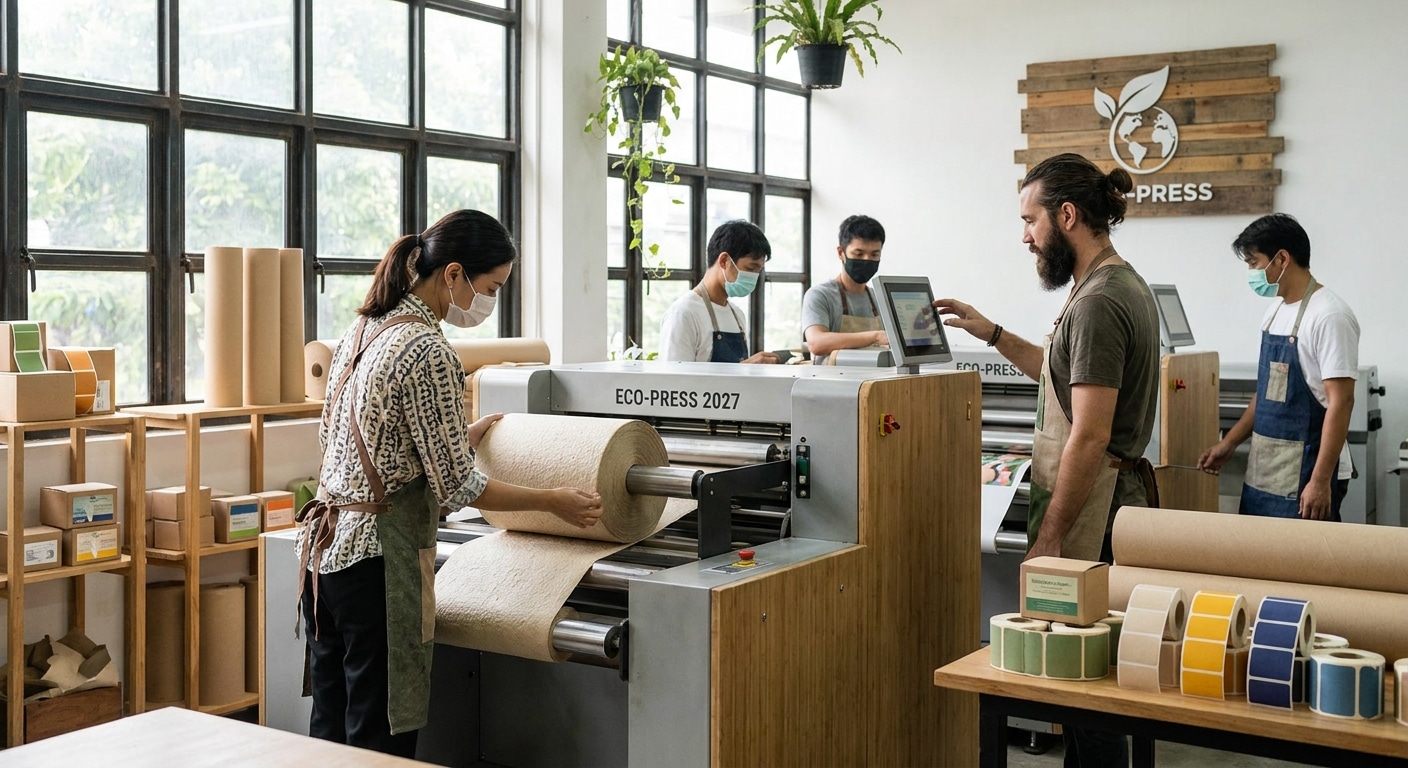 เทรนด์สิ่งพิมพ์รักษ์โลก 2027 SME ไทยเตรียมรับมืออย่างไร? - eco-friendly-printing-trends-2027