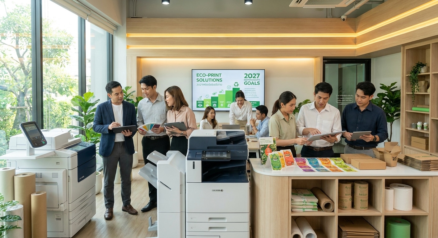 เทรนด์สิ่งพิมพ์รักษ์โลก 2027 ที่แบรนด์ SME ต้องจับตา - eco-friendly-printing-trends-2027