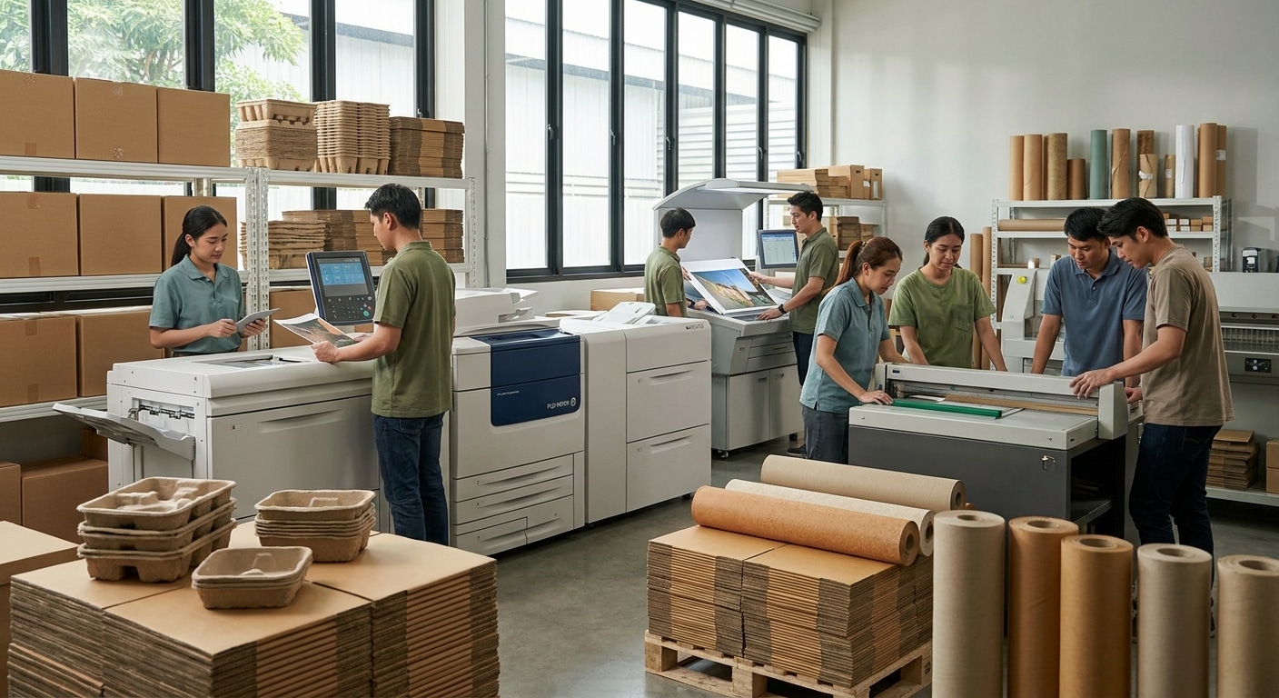ส่องเทรนด์สื่อสิ่งพิมพ์ 2027 บรรจุภัณฑ์รักษ์โลกมาแรง - eco-friendly-printing-trends-2027