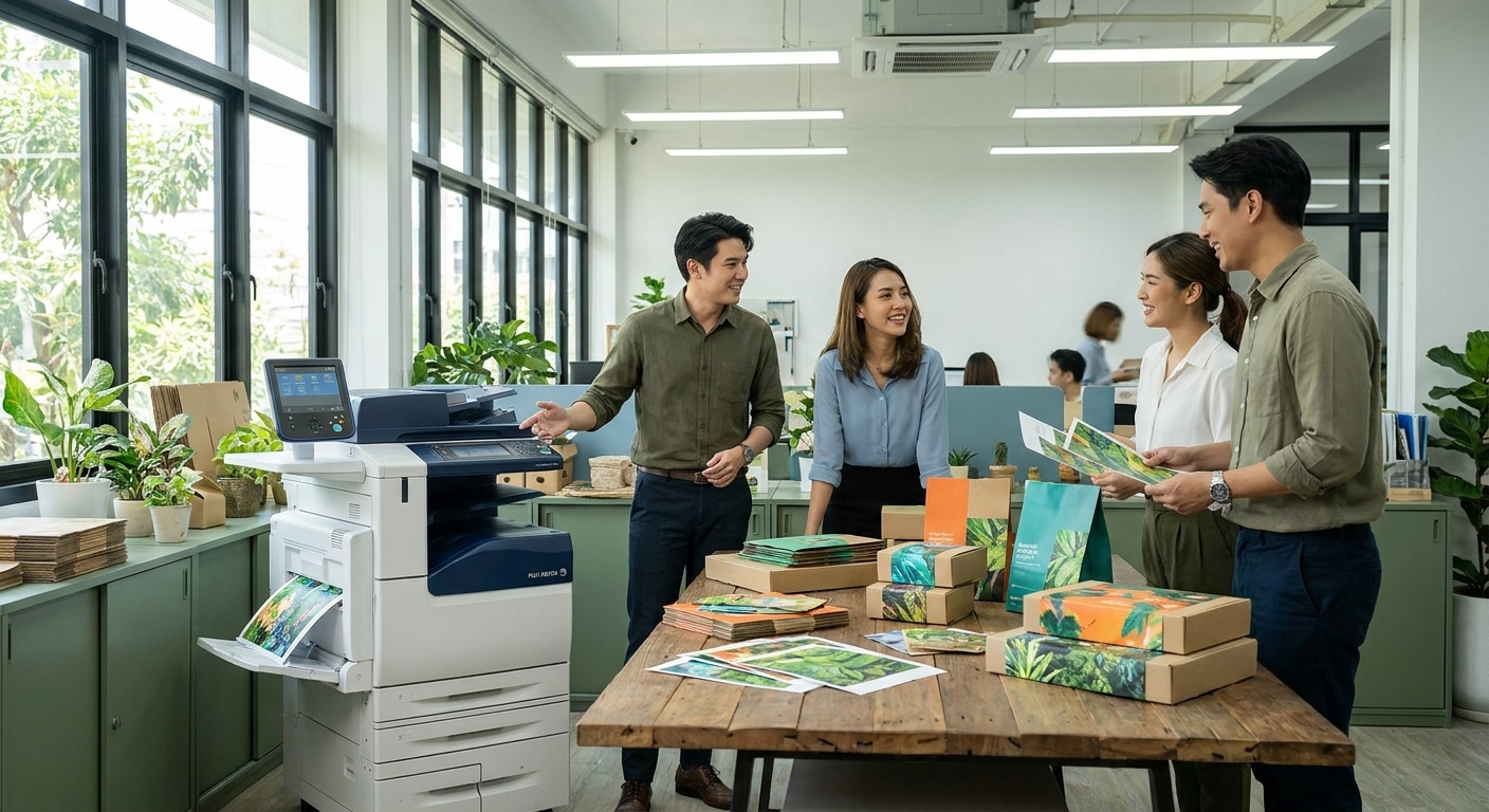 เจาะเทรนด์สื่อสิ่งพิมพ์รักษ์โลก 2027 โอกาสทองของ SME ไทย - eco-friendly-printing-trends-2027