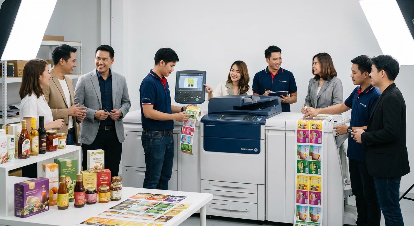 นวัตกรรมพิมพ์ดิจิทัล Fuji Xerox ดันฉลาก SME ให้สีสดพรีเมียม - fuji-xerox-digital-print-sme