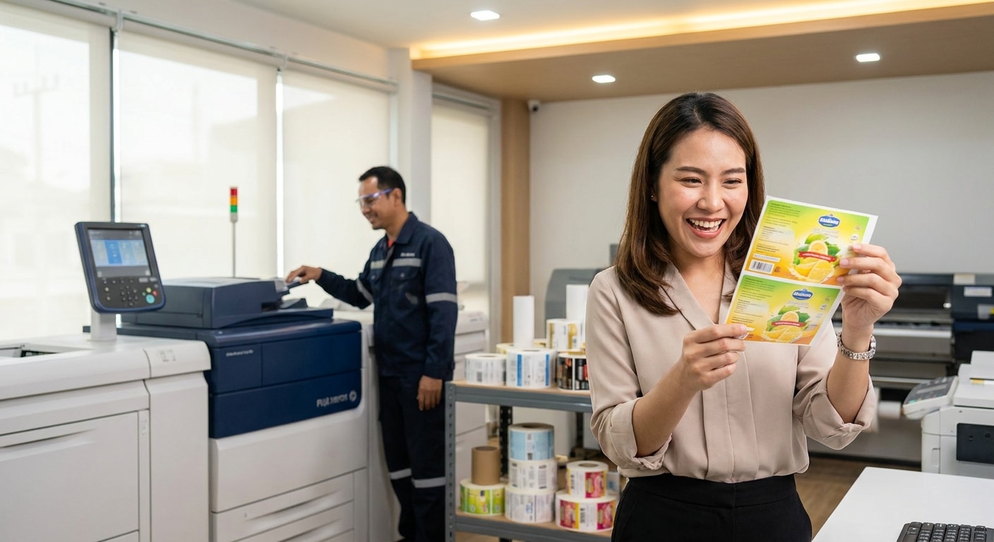 นวัตกรรมพิมพ์ดิจิทัล Fuji Xerox ยกระดับฉลากสินค้า SME - fuji-xerox-digital-printing-tech