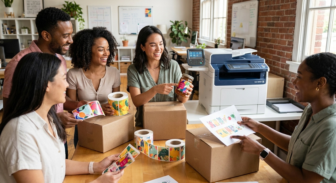 พิมพ์ฉลากสีสดด้วย Fuji Xerox ยกระดับแบรนด์ SME ให้พรีเมียม - fuji-xerox-label-printing-tech