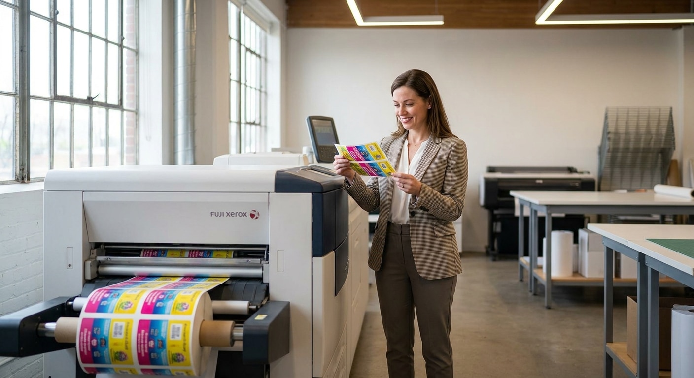 เครื่องพิมพ์ Fuji Xerox พิมพ์ฉลากสีสด คมชัด อัปเกรดแบรนด์ - fuji-xerox-label-printing-tech