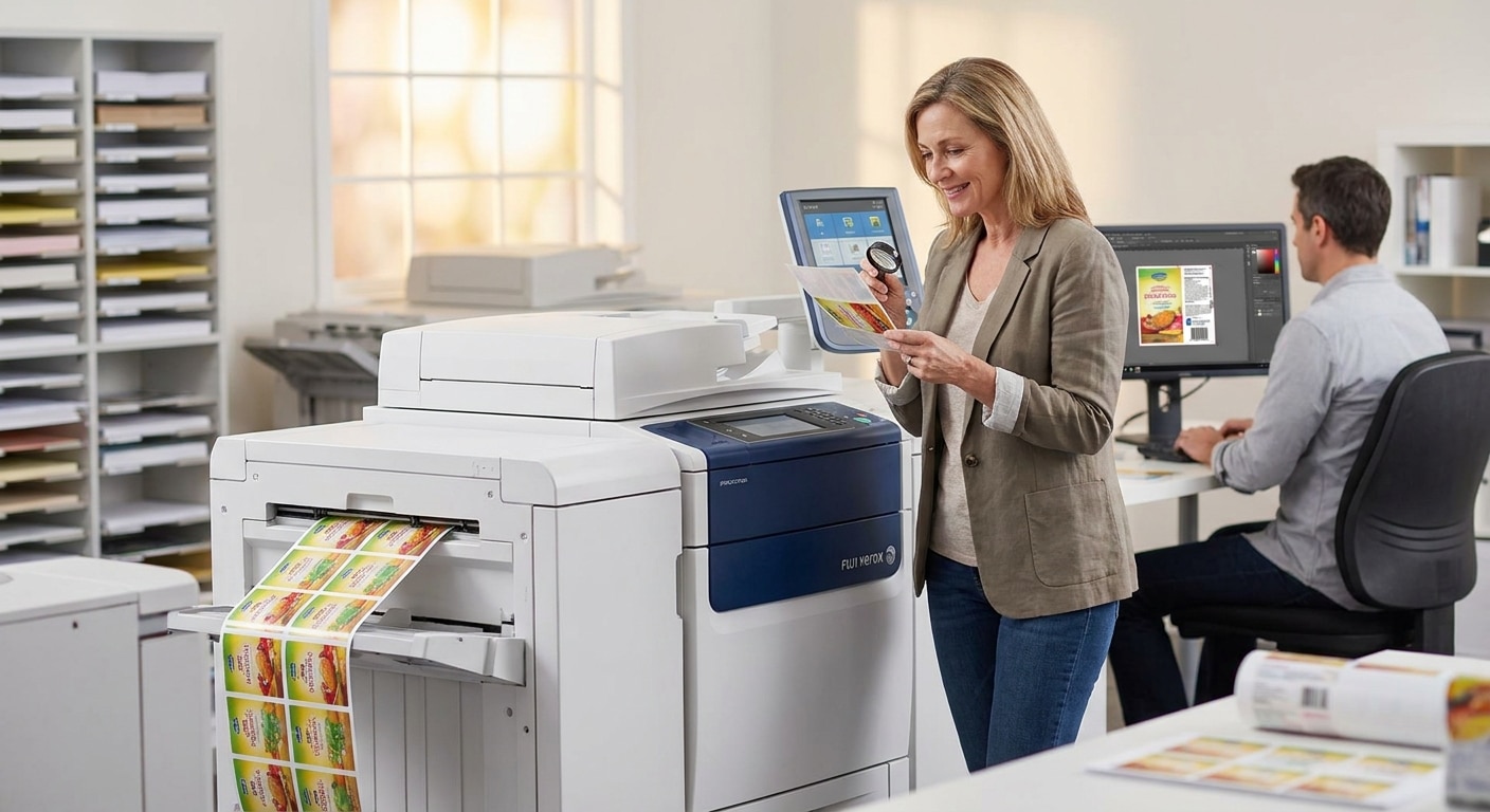 เทคโนโลยี Fuji Xerox พิมพ์ฉลากสินค้าสีสด ยกระดับ SME - fuji-xerox-label-printing