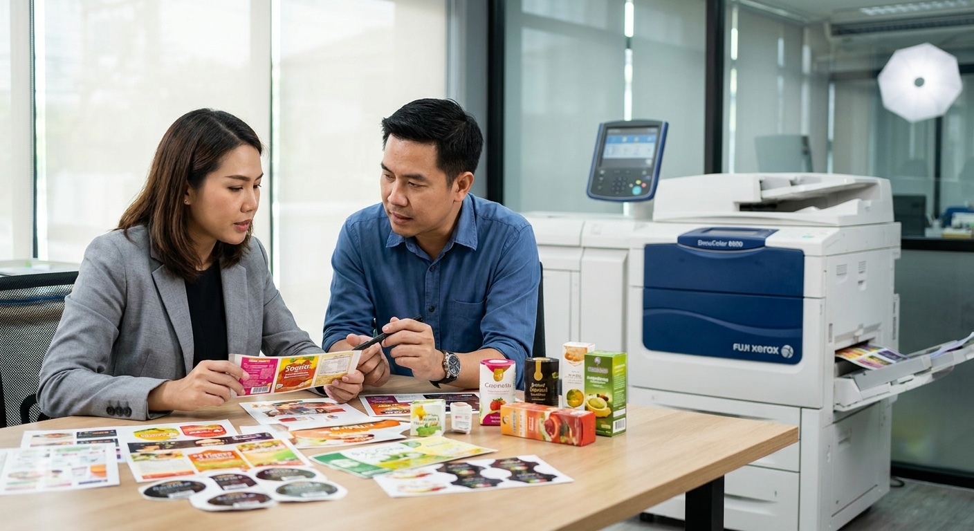 เจาะลึกเครื่องพิมพ์ Fuji Xerox ยกระดับฉลากสินค้า SME - fuji-xerox-printing-tech-sme