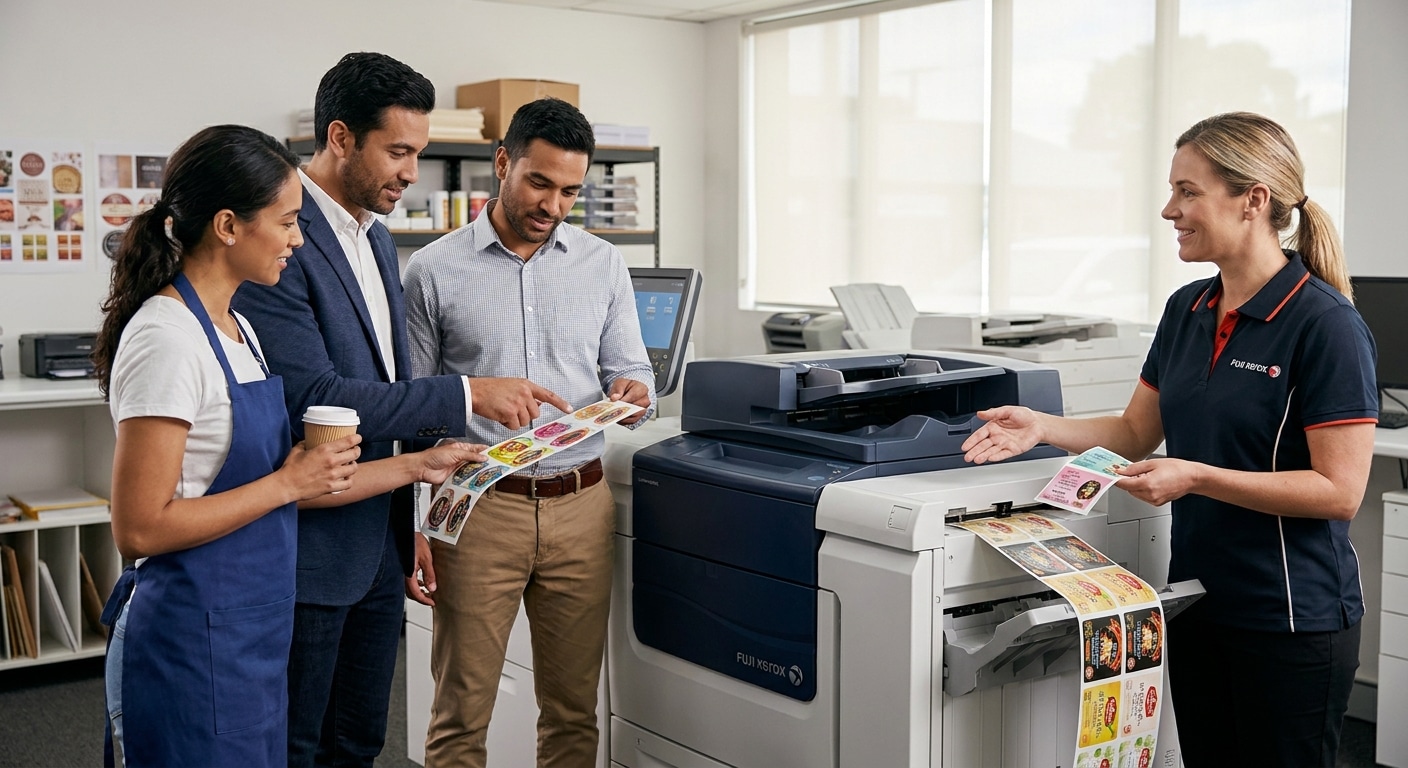 ไขความลับ Fuji Xerox เทคโนโลยีพิมพ์สติ๊กเกอร์สีสดคมชัด - fuji-xerox-printing-tech-sme