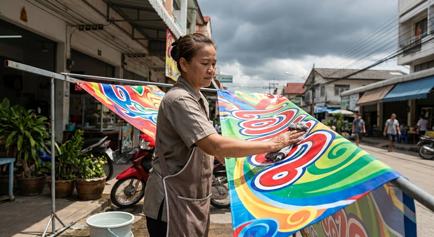 วิธีดูแลป้ายไวนิลหน้าร้านให้สีสด ทนแดดทนฝน ยืดอายุใช้งาน - how-to-maintain-vinyl-banner