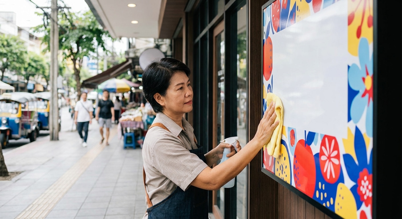 วิธีดูแลป้ายไวนิลและสติ๊กเกอร์หน้าร้านให้สีสดทนนาน - how-to-maintain-vinyl-signs