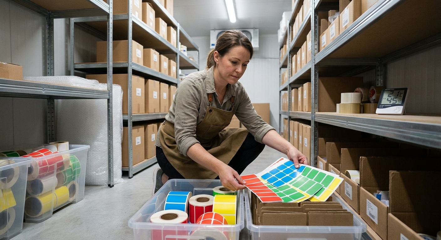 วิธีเก็บสติ๊กเกอร์ฉลากสินค้า ให้กาวแน่น สีสด นานข้ามปี - how-to-store-sticker-labels