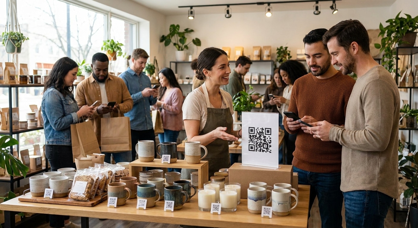 การตลาด O2O: ป้ายและสติ๊กเกอร์ QR Code ช่วยเพิ่มยอดขาย - o2o-marketing-print-qr-code