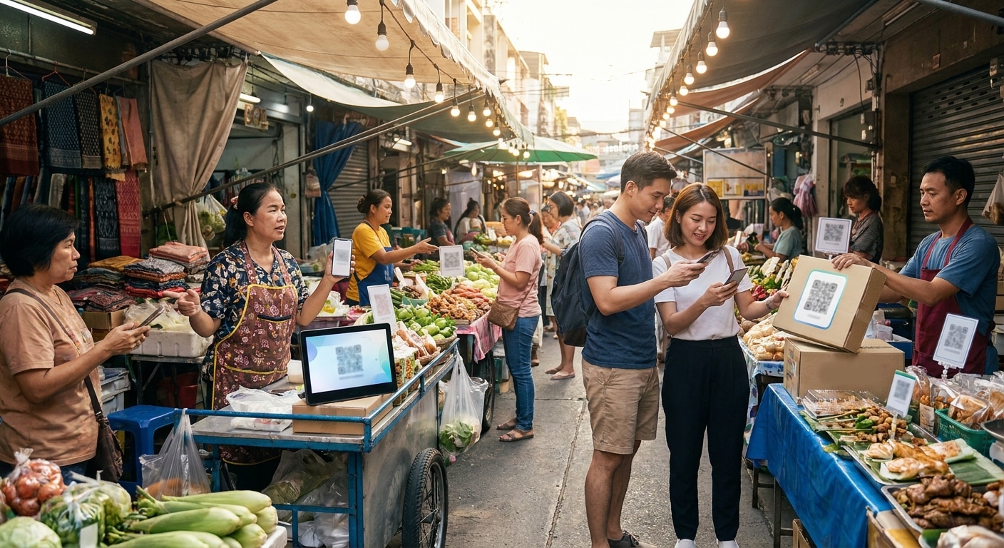 การตลาด O2O ปี 2026: ใช้ป้ายและสติ๊กเกอร์ QR Code ดันยอดขาย - o2o-marketing-print-qr-code