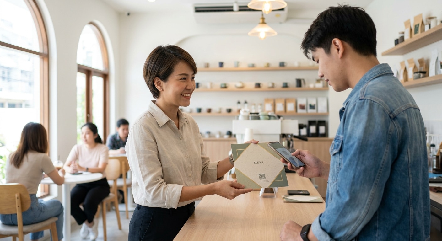 กลยุทธ์ O2O พิมพ์ QR Code บนสื่อสิ่งพิมพ์ ดันยอดขาย SME - o2o-marketing-print-qr-code