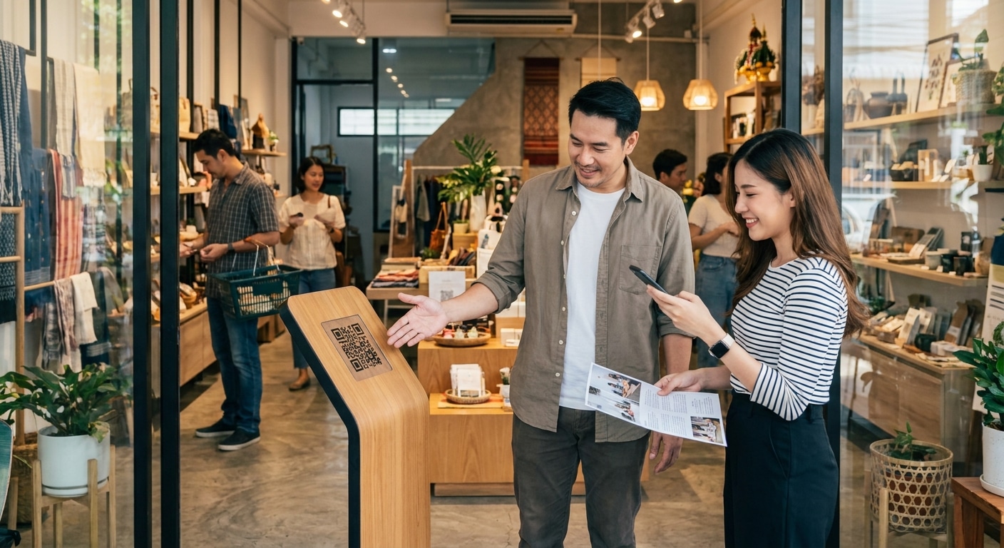เจาะกลยุทธ์ O2O ใช้สื่อสิ่งพิมพ์ดึงลูกค้าออนไลน์เข้าร้าน - o2o-print-marketing-strategy