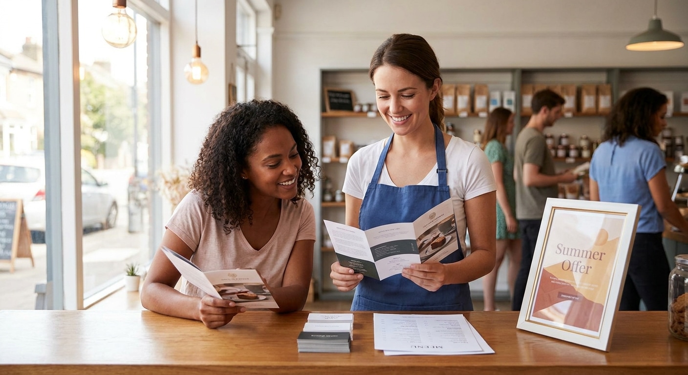 5 สื่อสิ่งพิมพ์กระตุ้นยอดขายหน้าร้าน O2O มัดใจลูกค้า SME - offline-marketing-print-sme