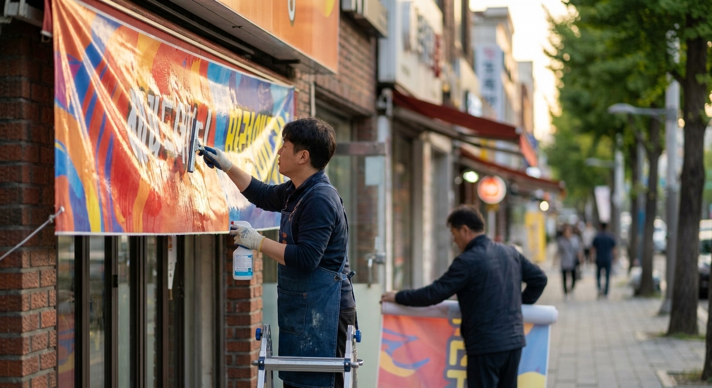 5 ทริคดูแลป้ายไวนิลและป้ายโฆษณาให้สีสดสู้แดด ใช้งานได้ยาวๆ - outdoor-vinyl-banner-maintenance