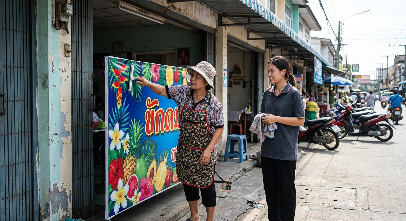 วิธีดูแลป้ายไวนิลและป้ายโฆษณากลางแจ้งให้สีสดทนทาน - outdoor-vinyl-sign-maintenance-tips