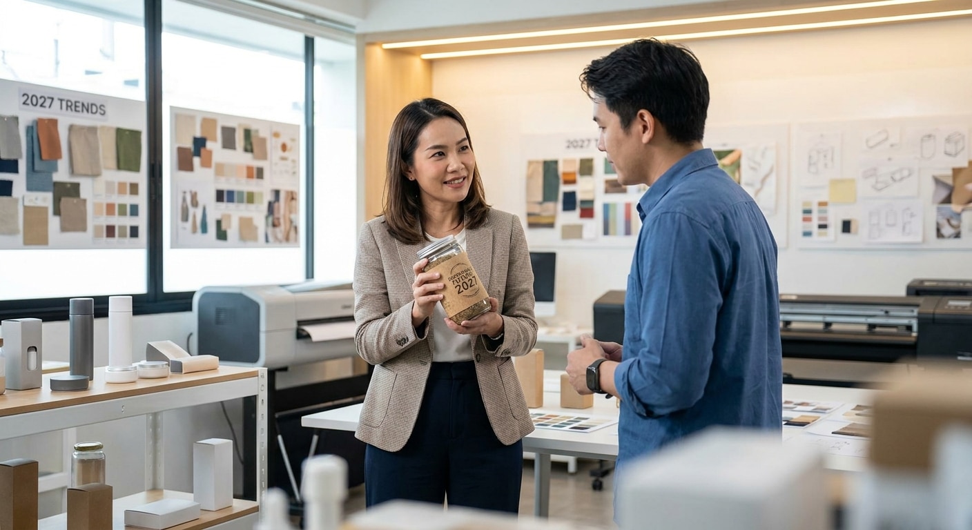 อัปเดตเทรนด์ฉลากสินค้าปี 2027 ดีไซน์แบบไหนมัดใจลูกค้า - packaging-label-trends-2027