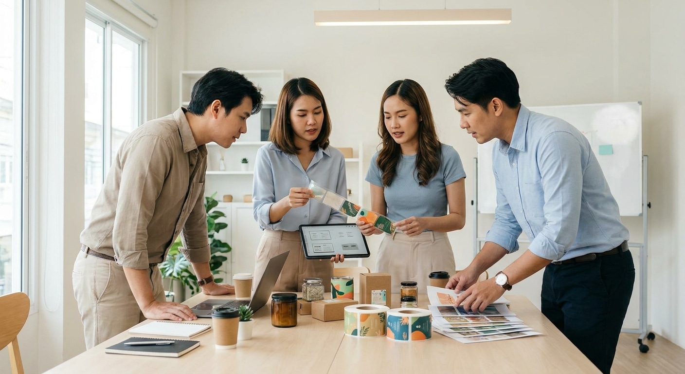 อัปเดตเทรนด์ฉลากสินค้าปี 2027 งานพิมพ์แบบไหนตอบโจทย์ SME - packaging-label-trends-2027