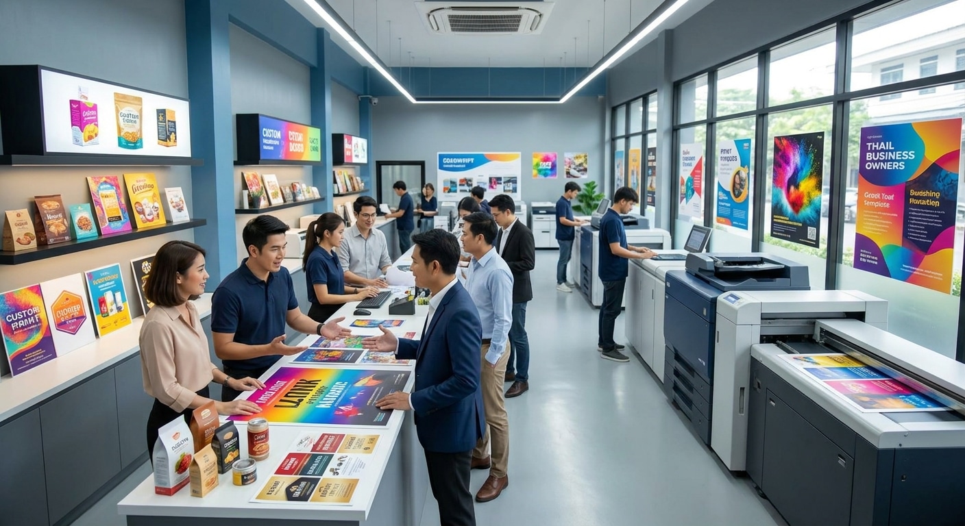 เจาะเทรนด์สื่อสิ่งพิมพ์ปี 2570 นวัตกรรมที่ SME ไทยต้องรู้ - printing-trends-2027-sme-thailand