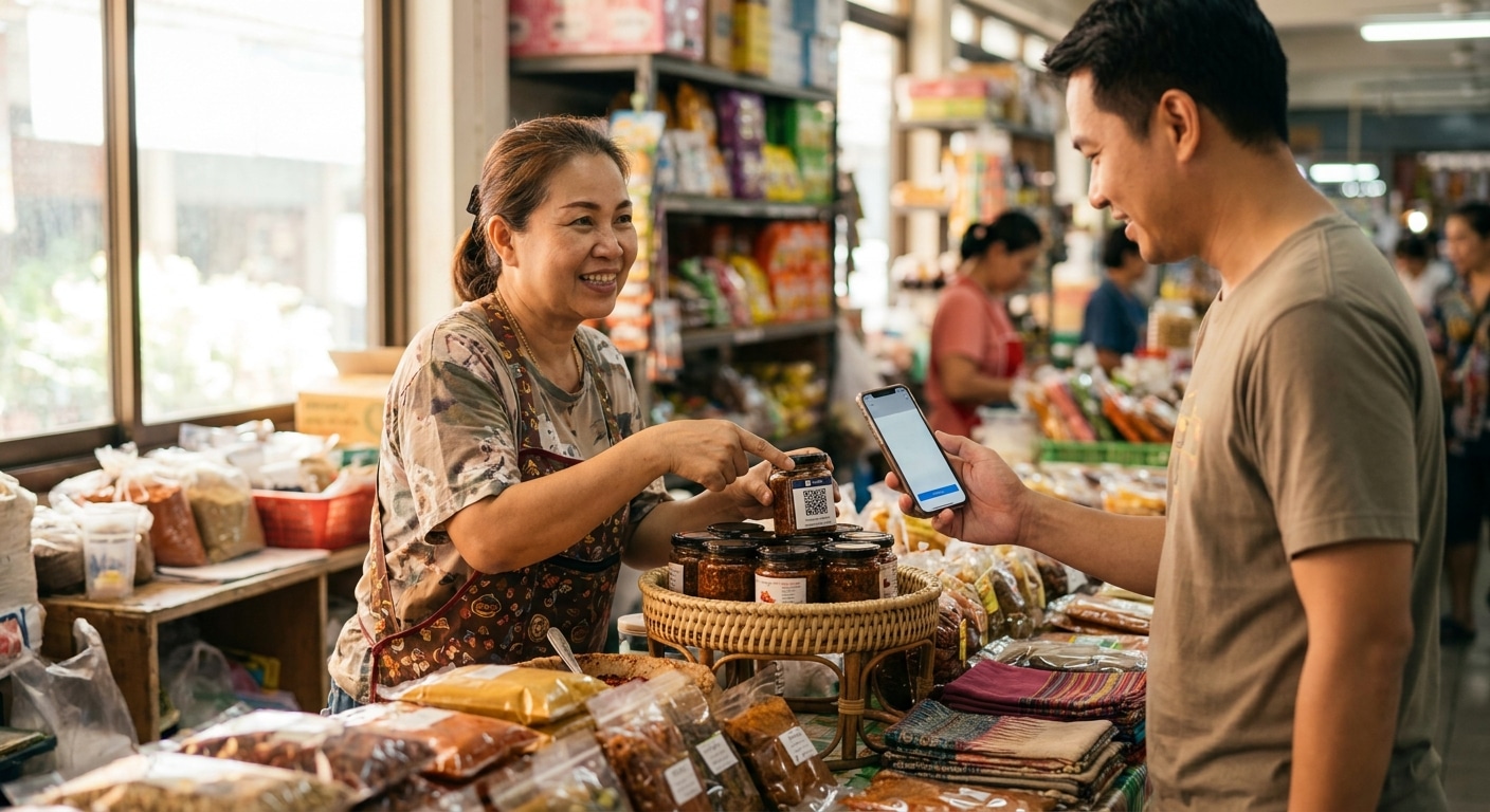เพิ่มยอดขาย SME ด้วยสติ๊กเกอร์ฉลากสินค้าติด QR Code - qr-code-label-marketing-sme