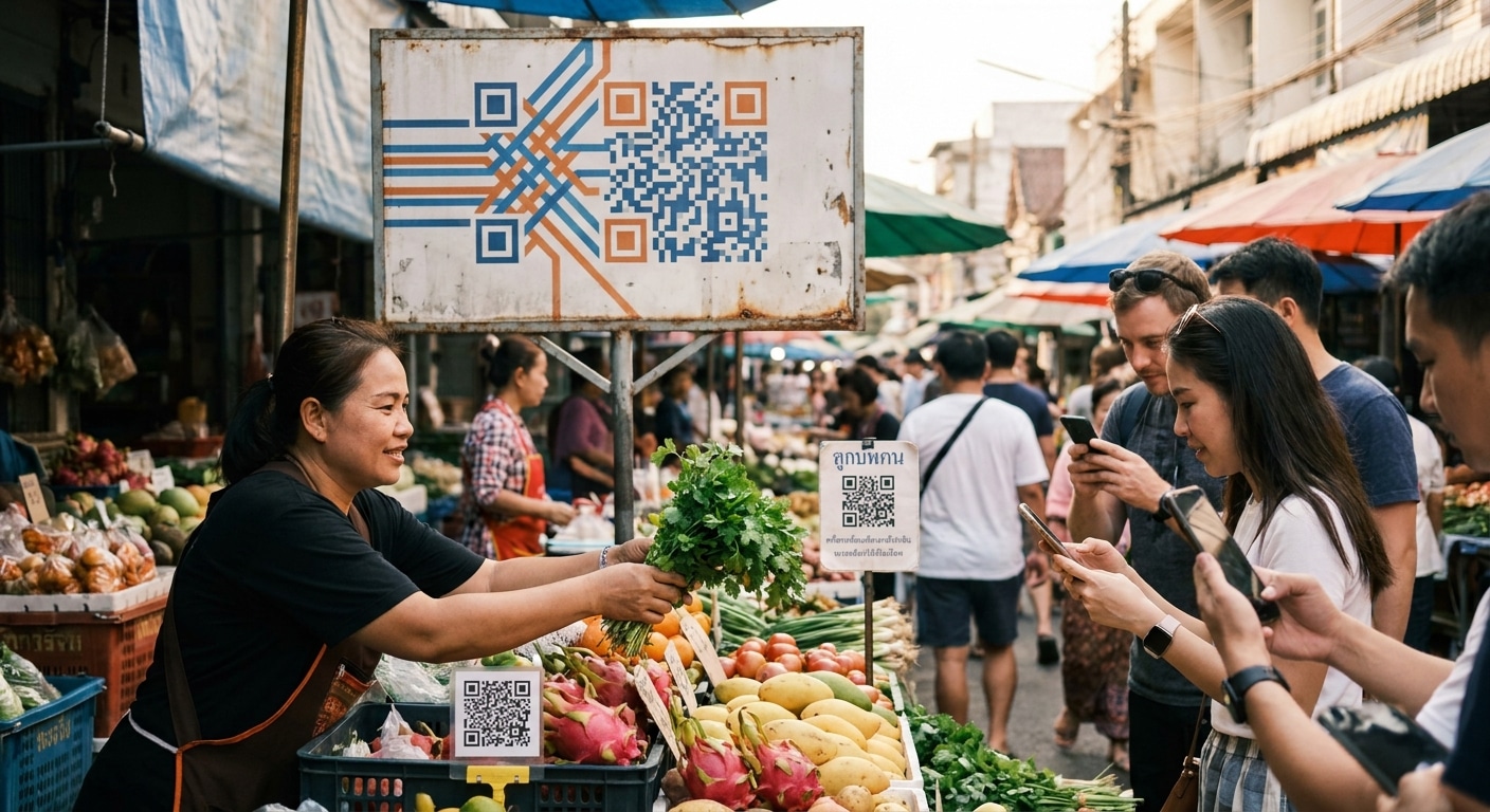 พิมพ์ QR Code บนฉลากและป้ายโฆษณา กลยุทธ์เพิ่มยอดขายปี 2026 - qr-code-marketing-print-2026