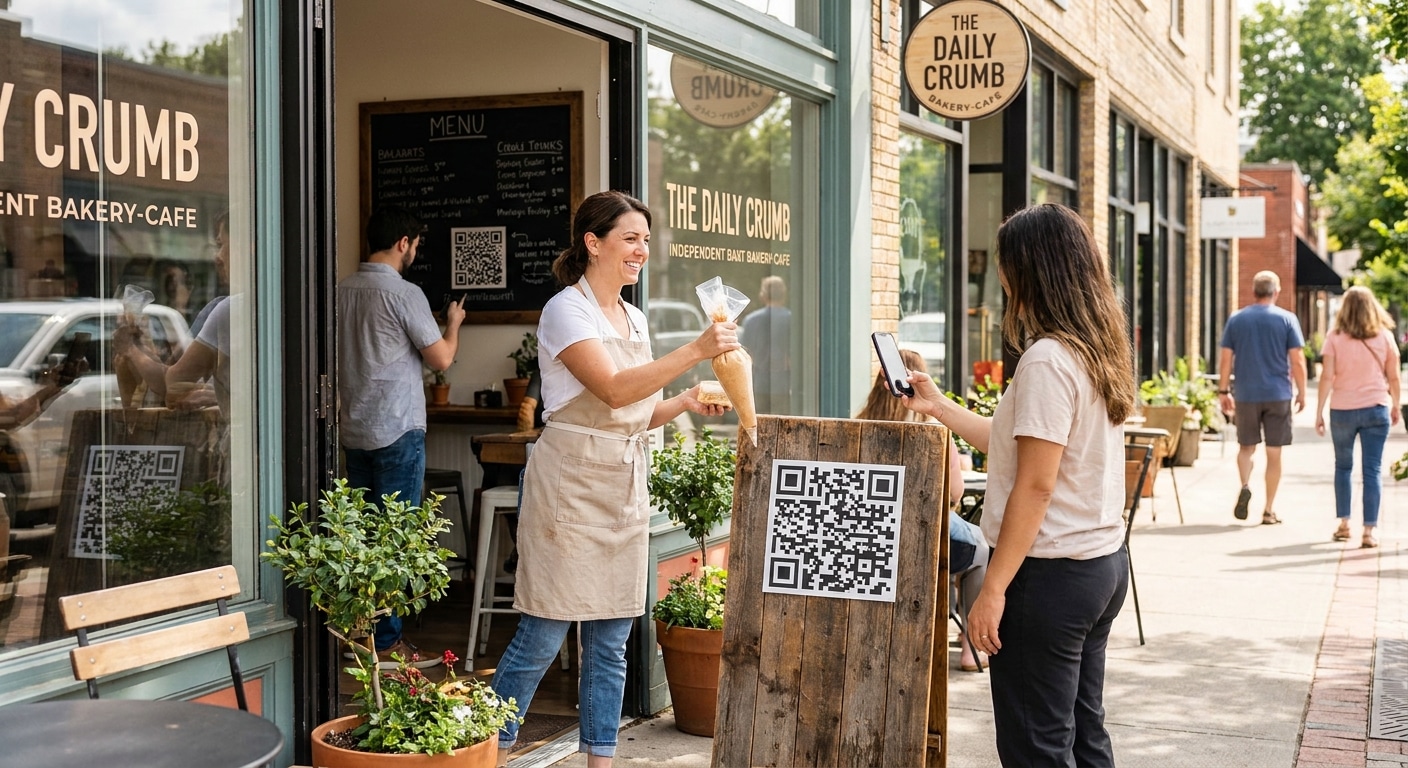 ป้ายสแกน QR Code ดูดลูกค้าเข้าร้าน ทริคเพิ่มยอดขายฉบับ SME - qr-code-print-marketing-sme
