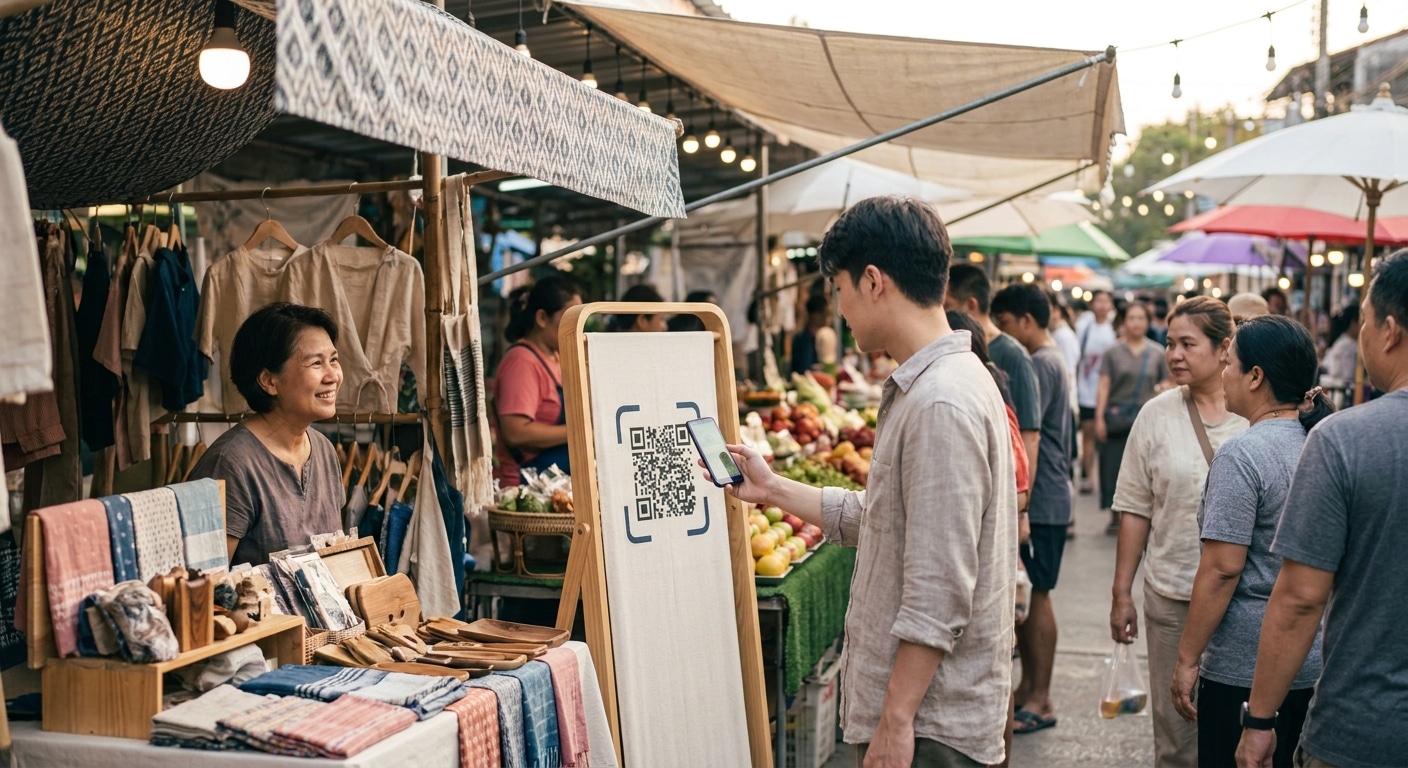 เทคนิคทำป้ายโฆษณา QR Code ดึงลูกค้าเข้าร้าน เพิ่มยอดขาย - qr-code-signage-marketing-tips